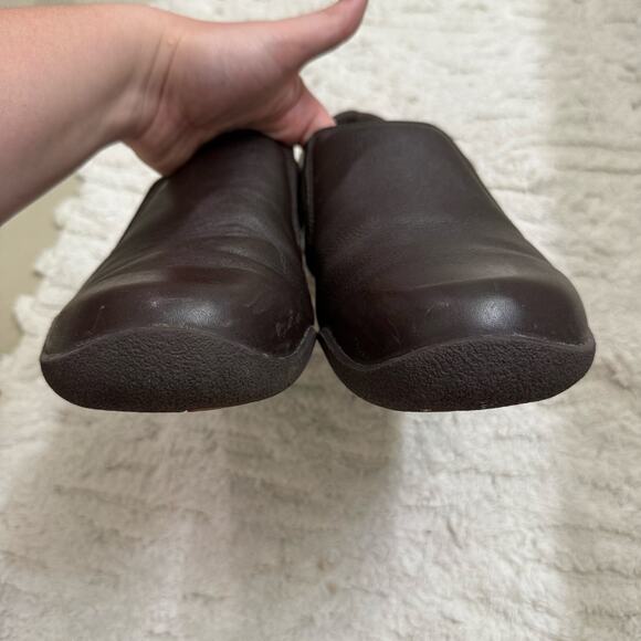 Kuru Kivi Brown Leather Slip On Loafers Casual Comfort Arch Support Brown Sz 9.5 - Picture 4 of 9